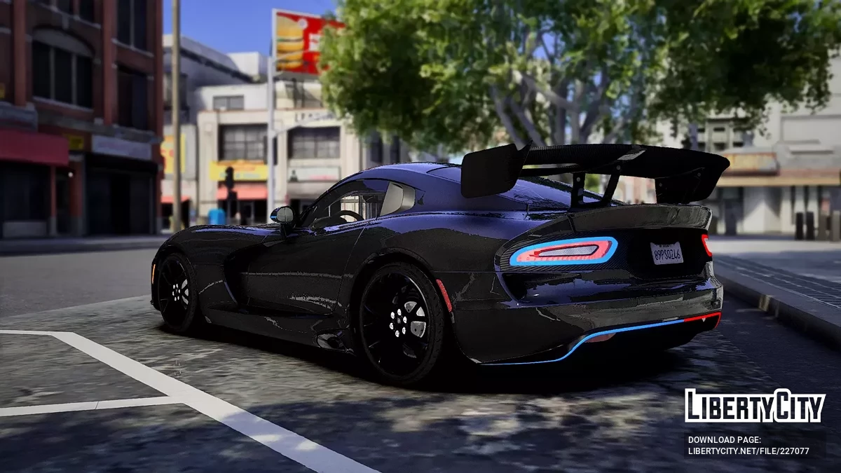 2016道奇毒蛇SRT ACR LEO PD现代灯光 / GTA 5