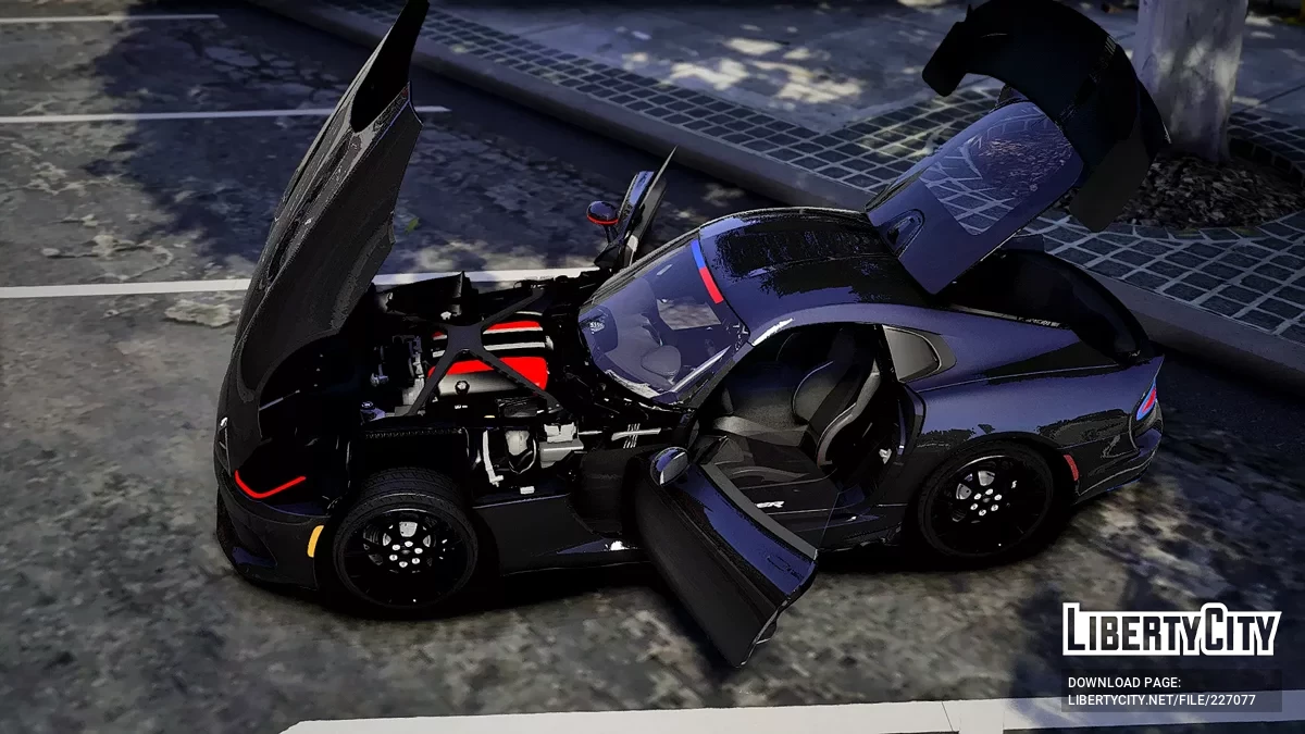 2016道奇毒蛇SRT ACR LEO PD现代灯光 / GTA 5