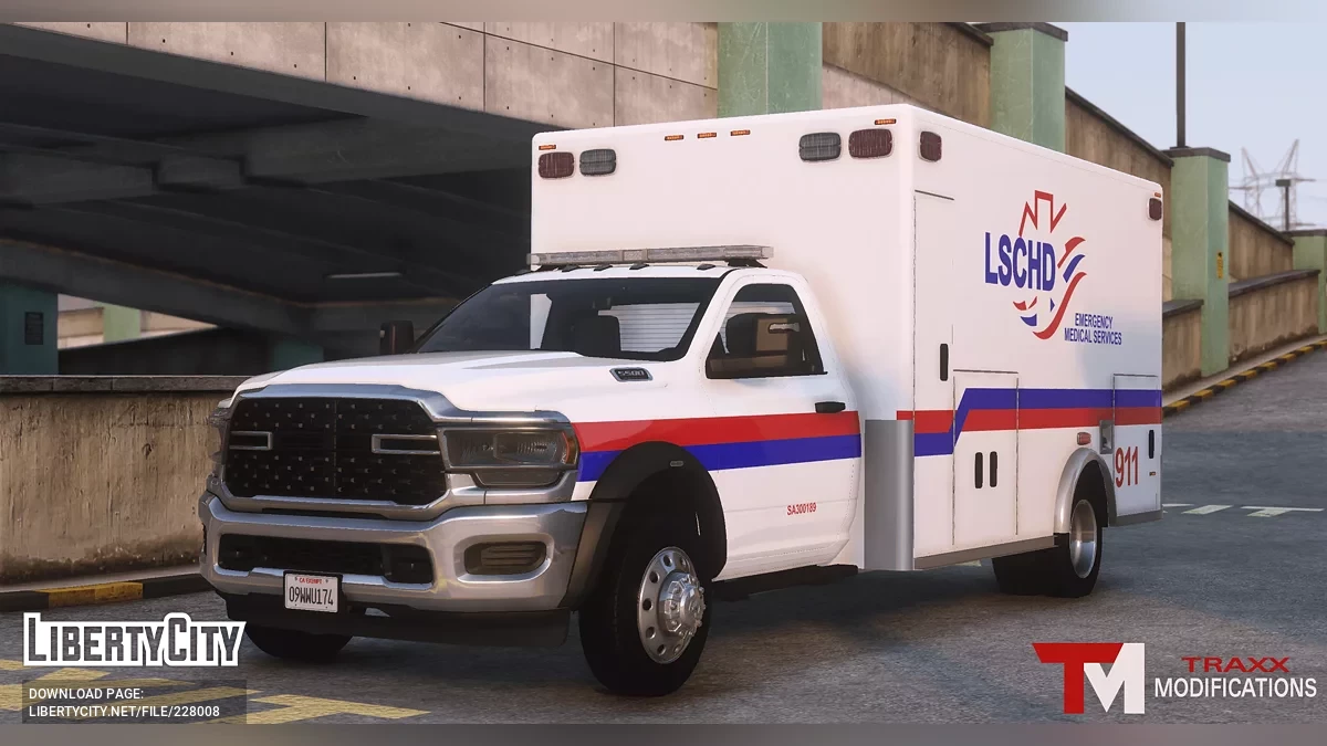 Ambulance RAM 5500 2024 / GTA 5