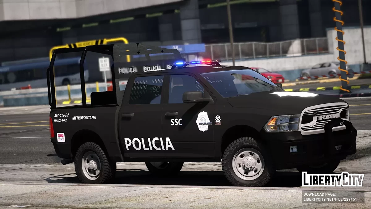 2017 Dodge Ram Поліція метрополітену Мехіко / GTA 5