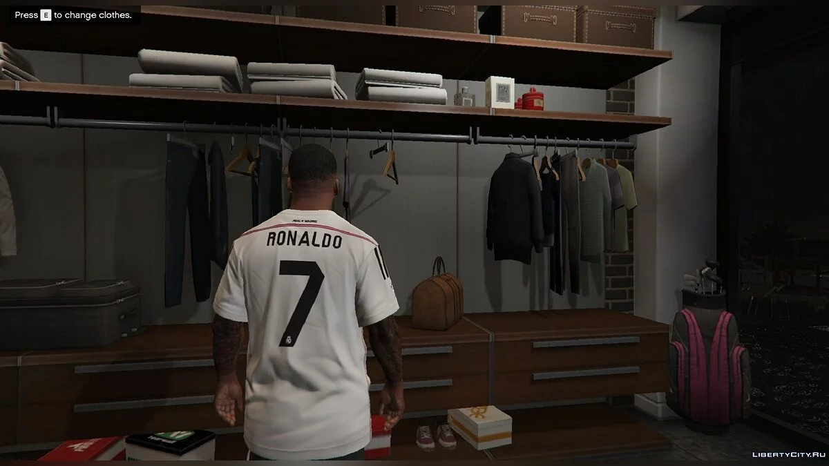 Футболка Real Madrid для Франклина / GTA 5