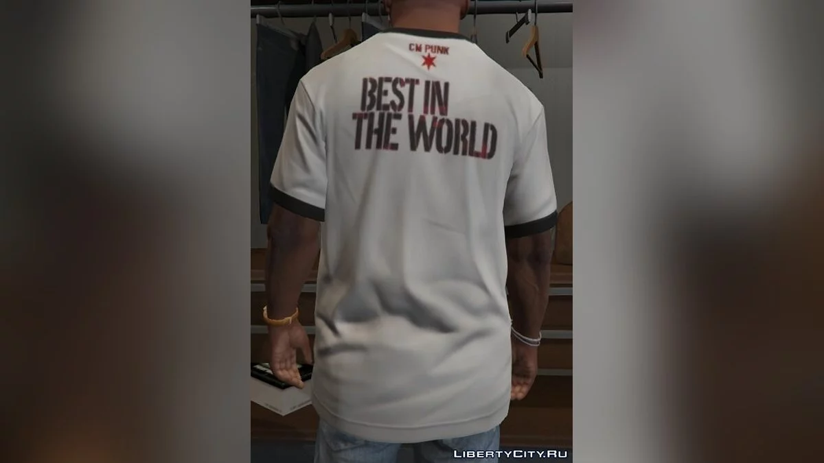 Пак футболок WWE для Франкліна v1.0 / GTA 5