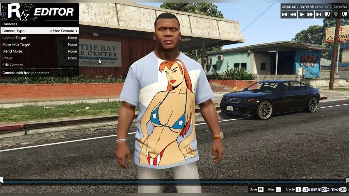 Camiseta de Arte de Vice City / GTA 5