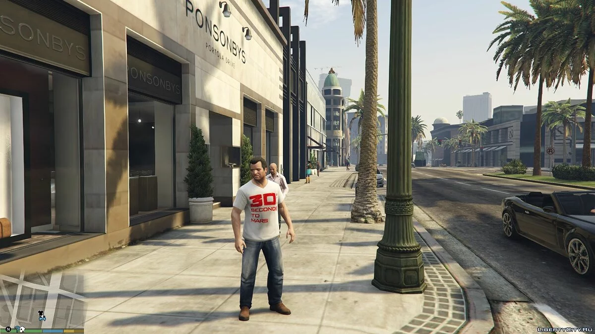 "30 Seconds To Mars" T-Shirt for Michael / GTA 5