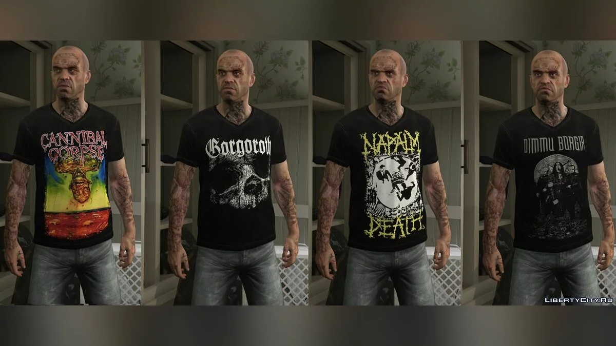 Trevor - Mega Music T-shirt Pack / GTA 5