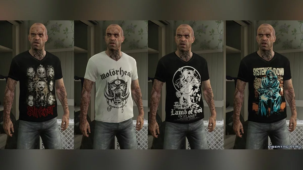 Trevor - Mega Music T-shirt Pack / GTA 5