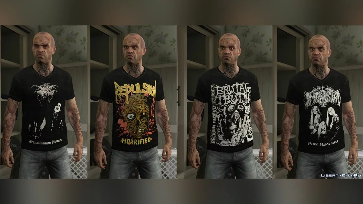 Trevor - Mega Music T-shirt Pack / GTA 5