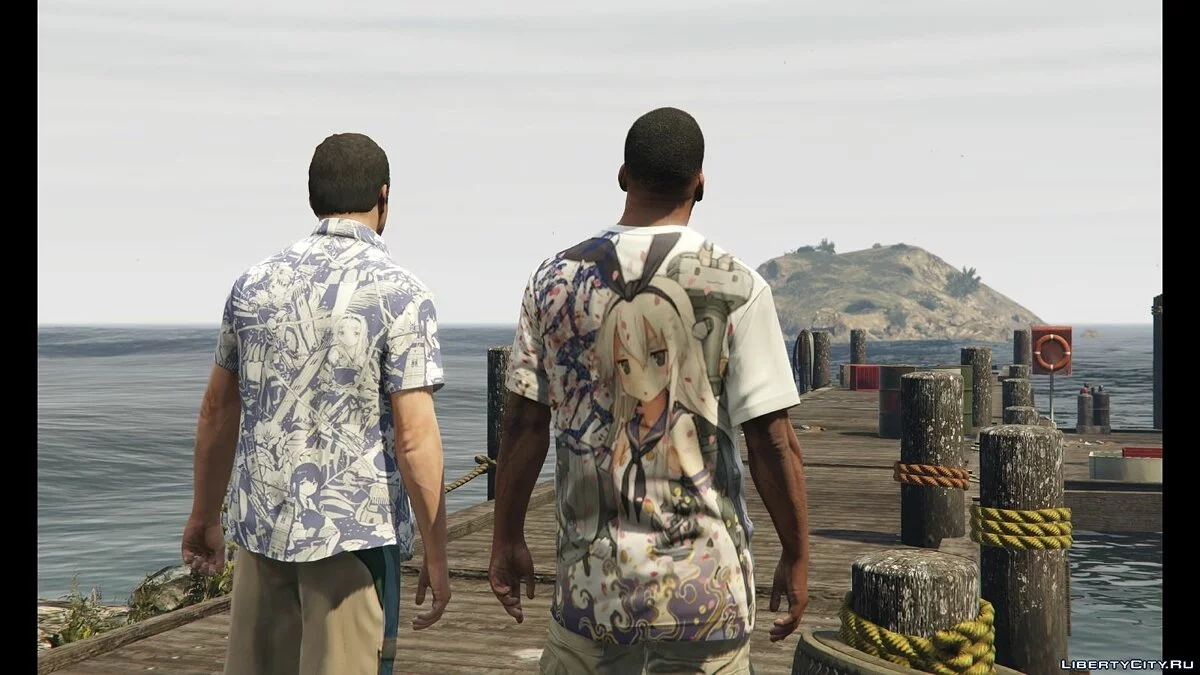 Футболка Shimakaze для Франкліна / GTA 5