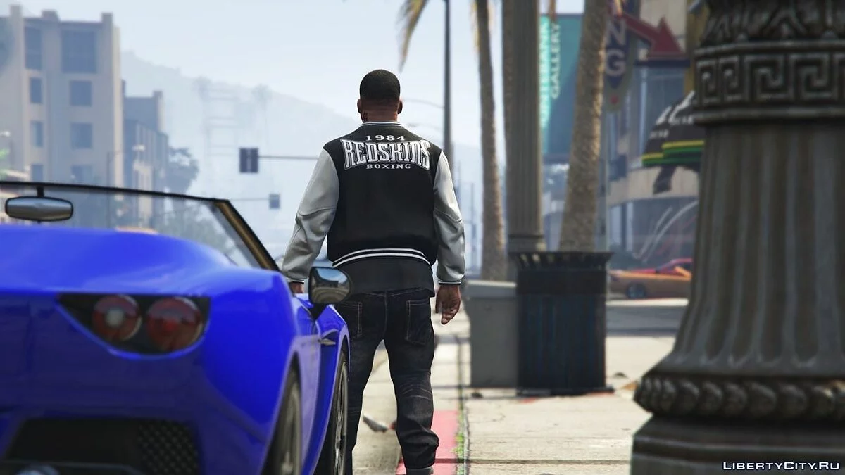 Franklin's Redskins Sweatshirt and Jacket / GTA 5