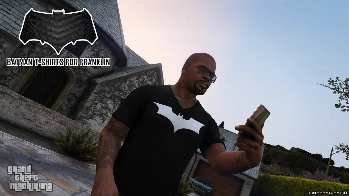 Пакет футболок Бетмена для Франкліна / GTA 5