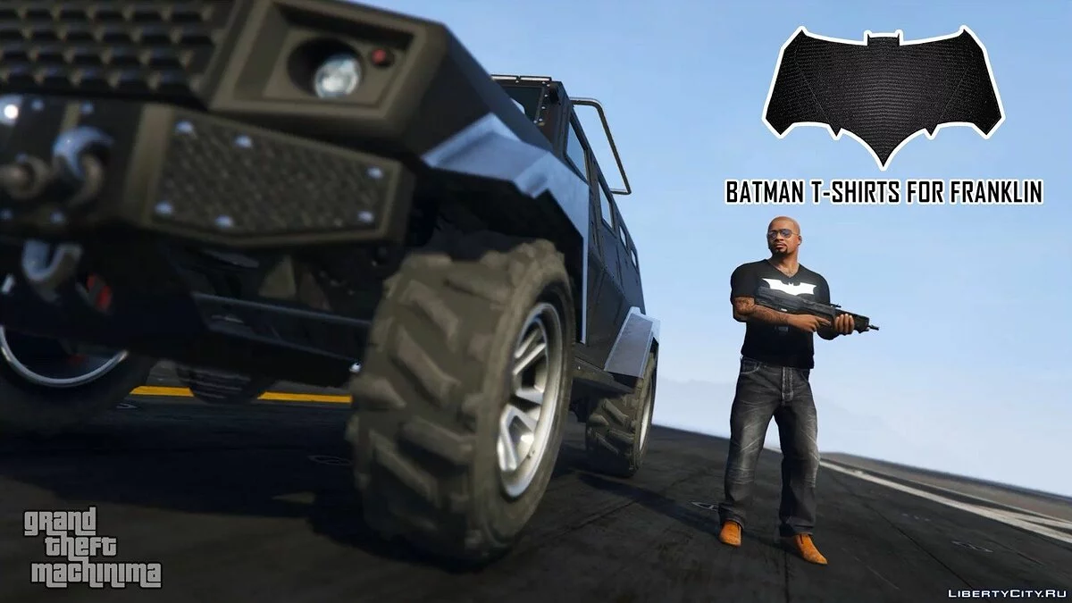 Пакет футболок Бетмена для Франкліна / GTA 5