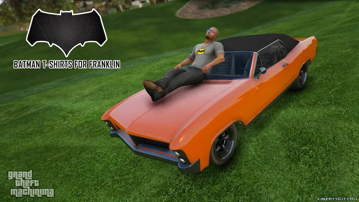 Пакет футболок Бетмена для Франкліна / GTA 5