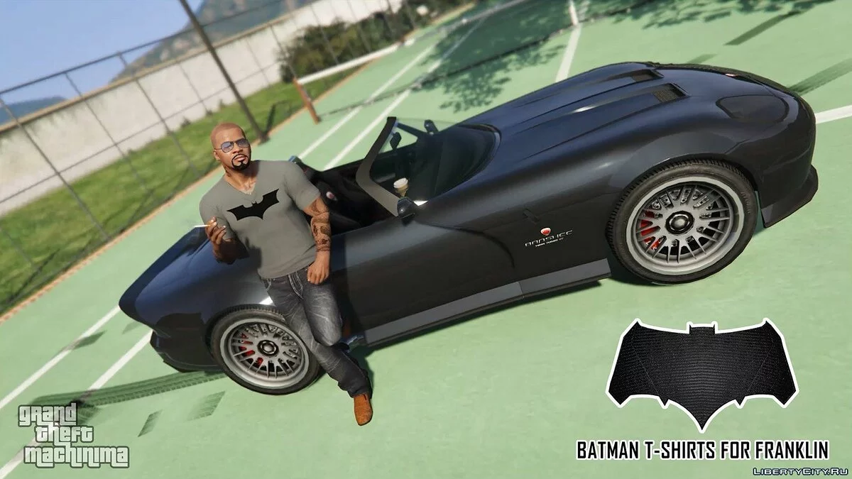 Пакет футболок Бетмена для Франкліна / GTA 5
