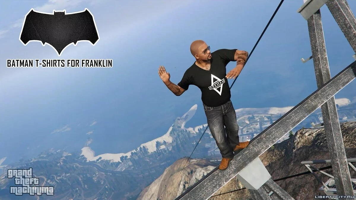 Пакет футболок Бетмена для Франкліна / GTA 5