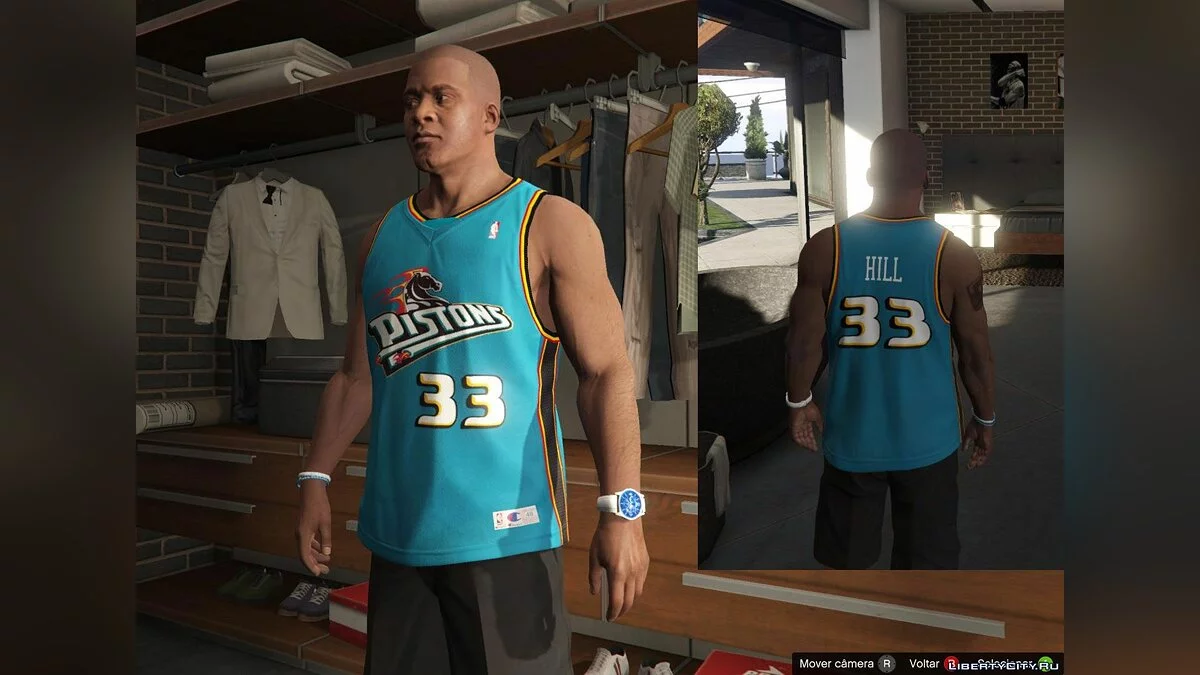 Пак футболок Франкліна NBA Старі / GTA 5