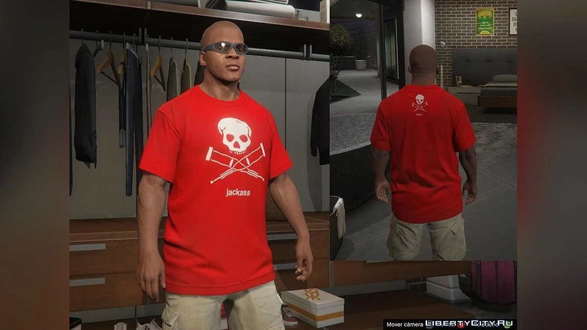 Jackass Shirts for Franklin v2.0 / GTA 5