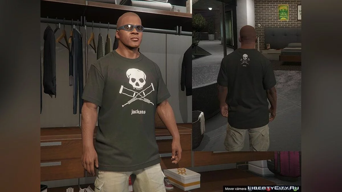 Jackass Shirts for Franklin v2.0 / GTA 5