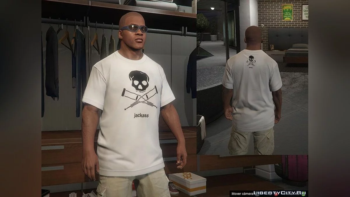 Jackass Shirts for Franklin v2.0 / GTA 5