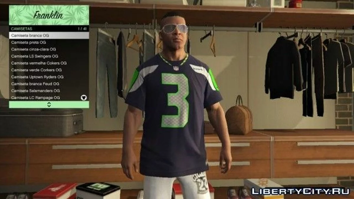 حزمة قمصان Seahawks v3.0 / جي تي أي 5