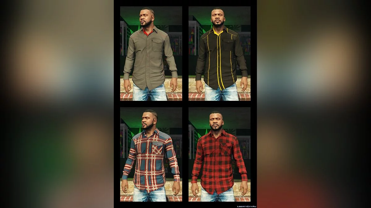 Великий набір одягу для Франкліна 3.6 / GTA 5