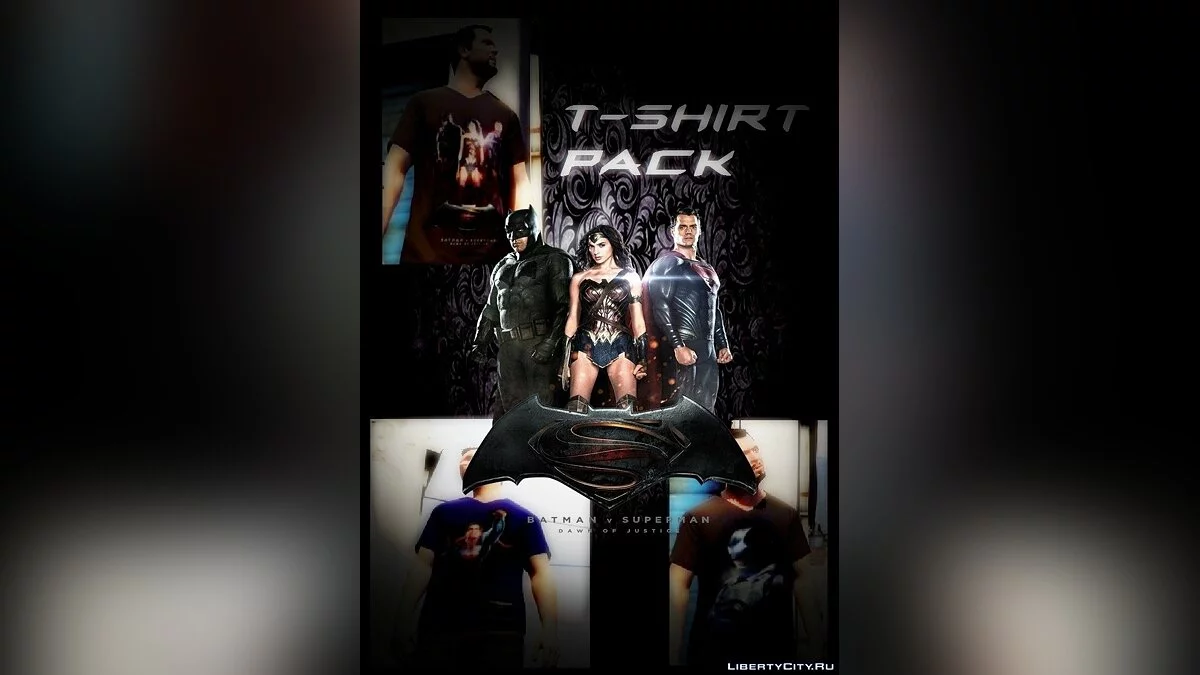 T-Shirt Pack - Marvel, DC Comics and More / GTA 5
