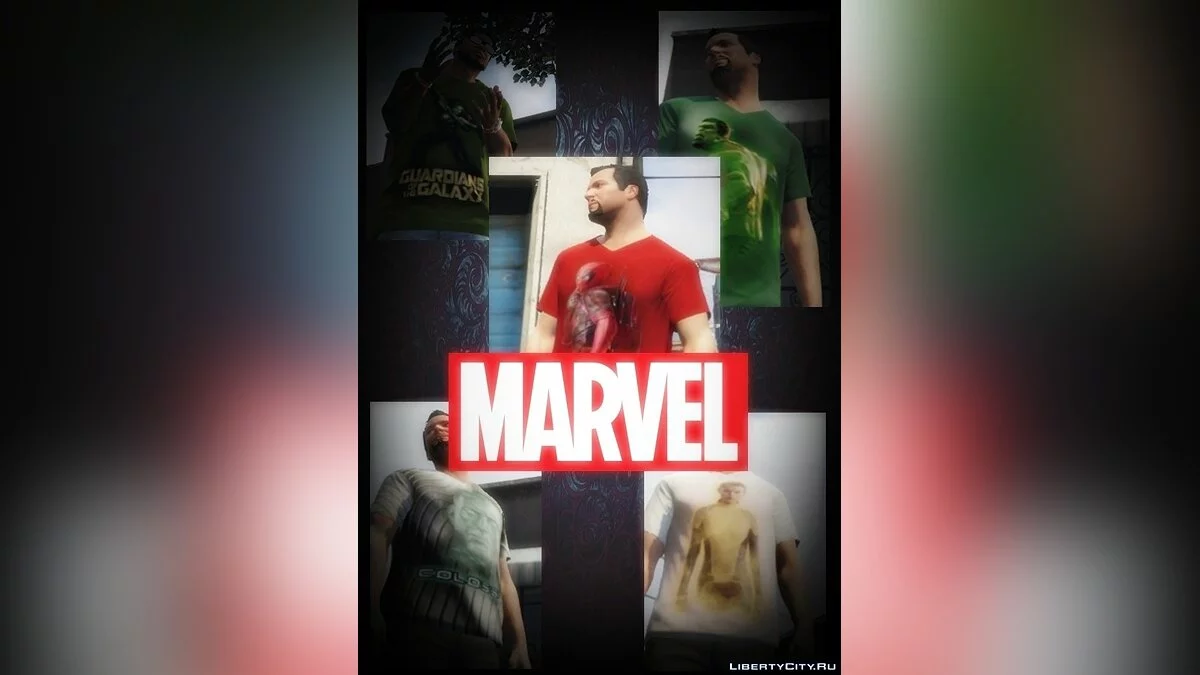 T-Shirt Pack - Marvel, DC Comics and More / GTA 5