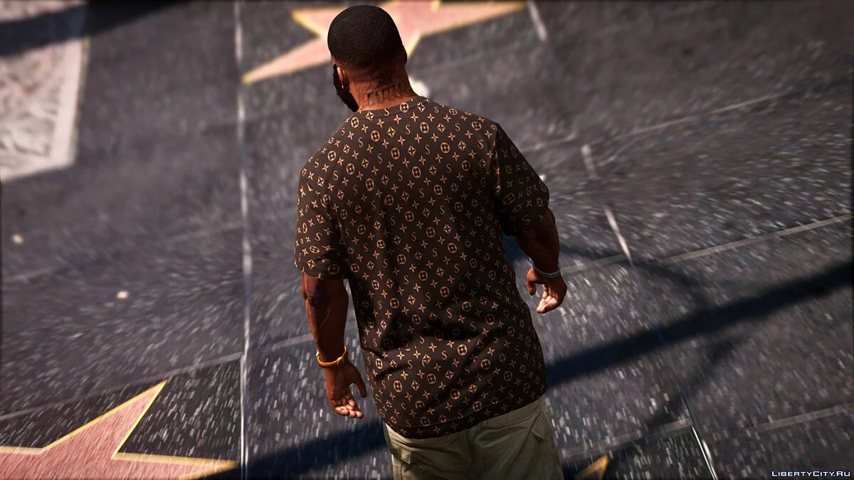 Camiseta y pantalones cortos Supreme / Franklin / GTA 5