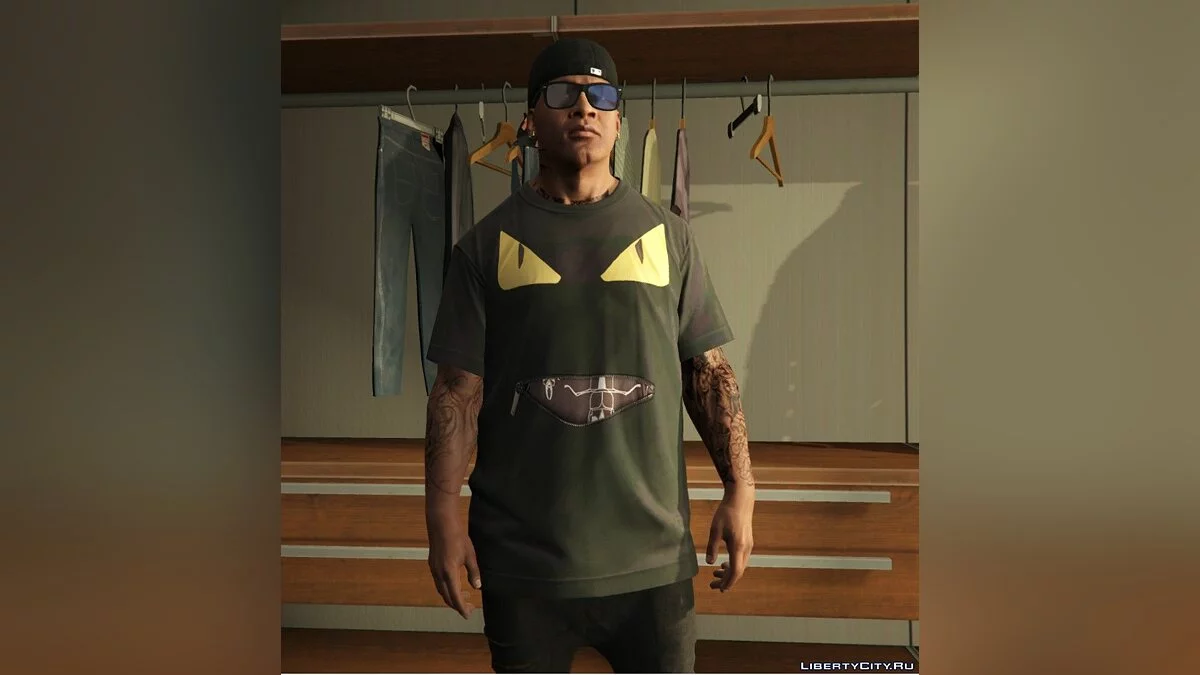 Pack de T-Shirts de Designer (Gucci, D&G, Fendi, Givenchy, Dsquared2) 1.0 / GTA 5