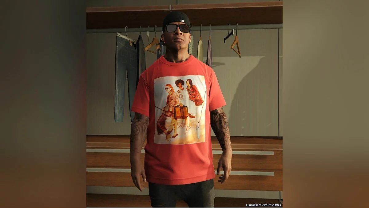 Pack de T-Shirts de Designer (Gucci, D&G, Fendi, Givenchy, Dsquared2) 1.0 / GTA 5
