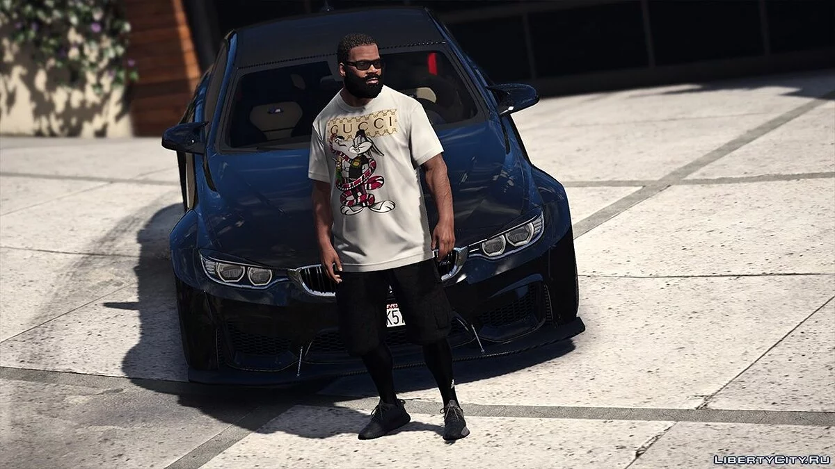 Baju Gucci Bergambar Snake untuk Franklin 1.0 / GTA 5