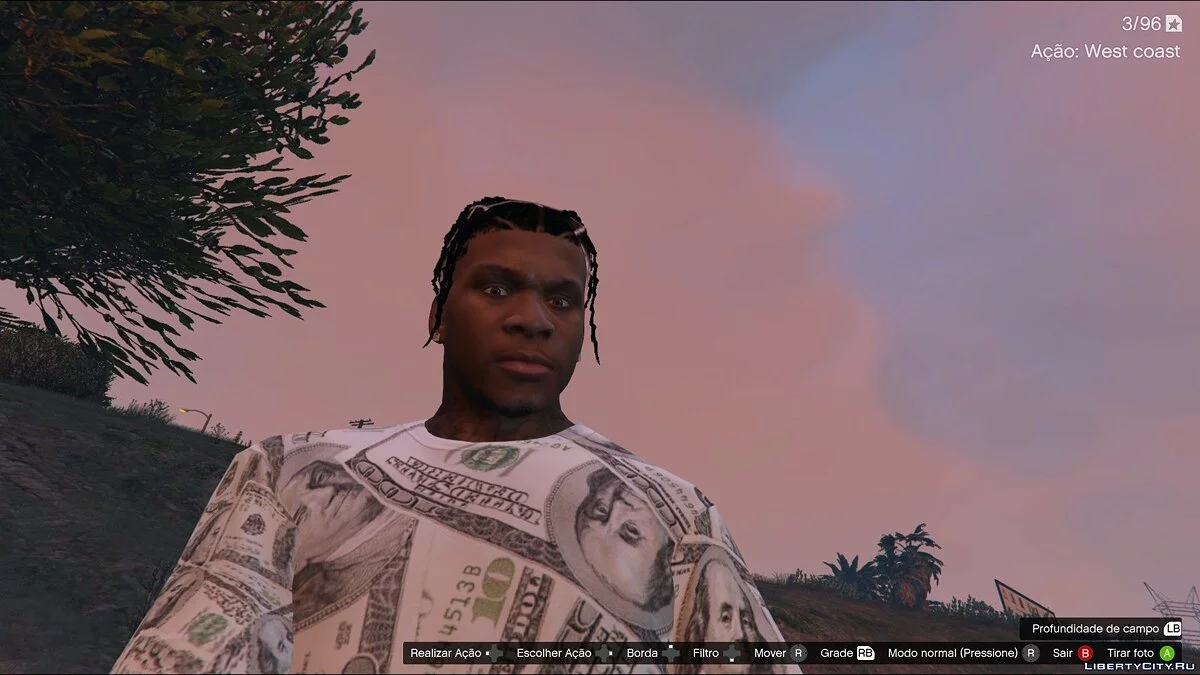 Футболка Dollar для Франкліна 1.0 / GTA 5