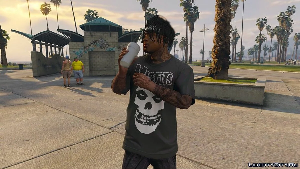 Pack de T-shirts Misfits pour Franklin 1.0 / GTA 5