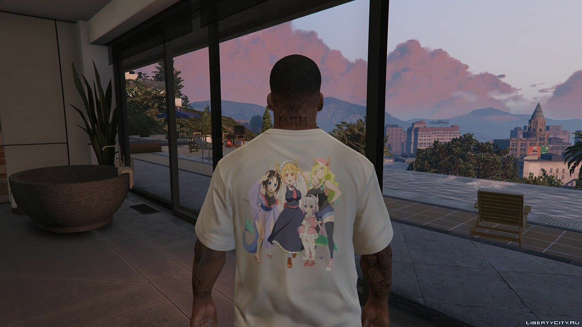Download Anime Tshirt for Franklin for GTA 5
