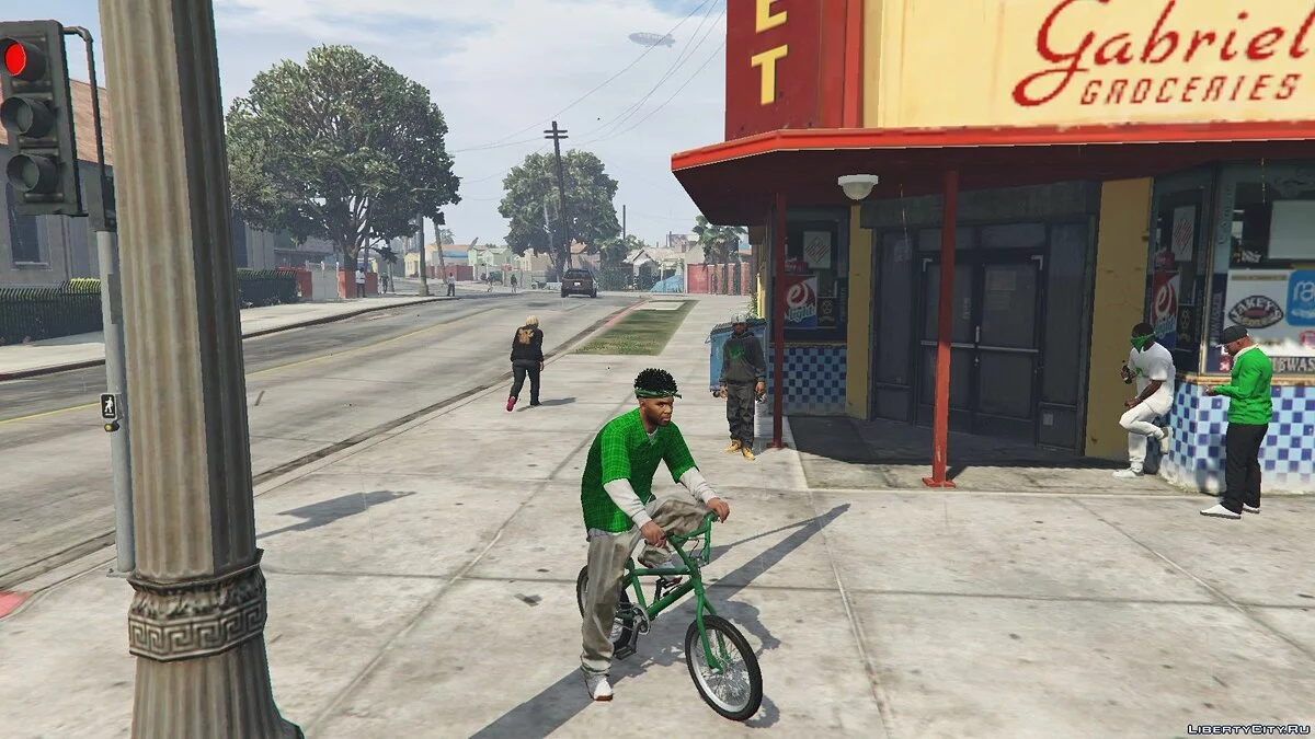 Flanelle Green Families pour Franklin 1.0 / GTA 5