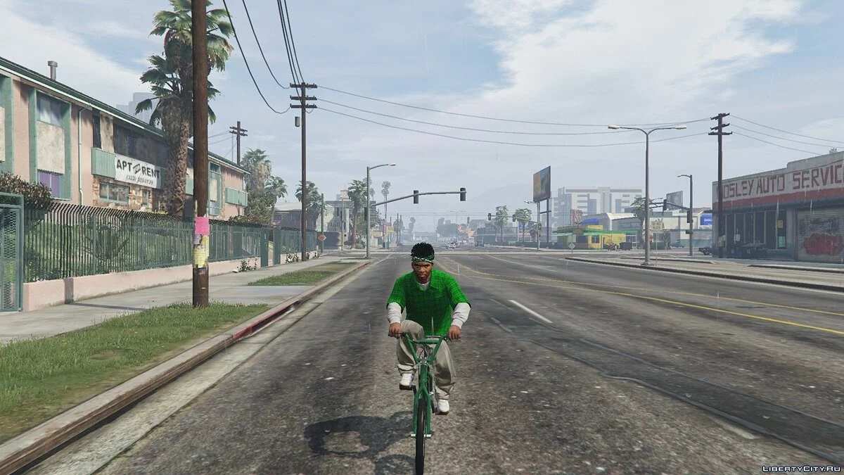 Flanelle Green Families pour Franklin 1.0 / GTA 5