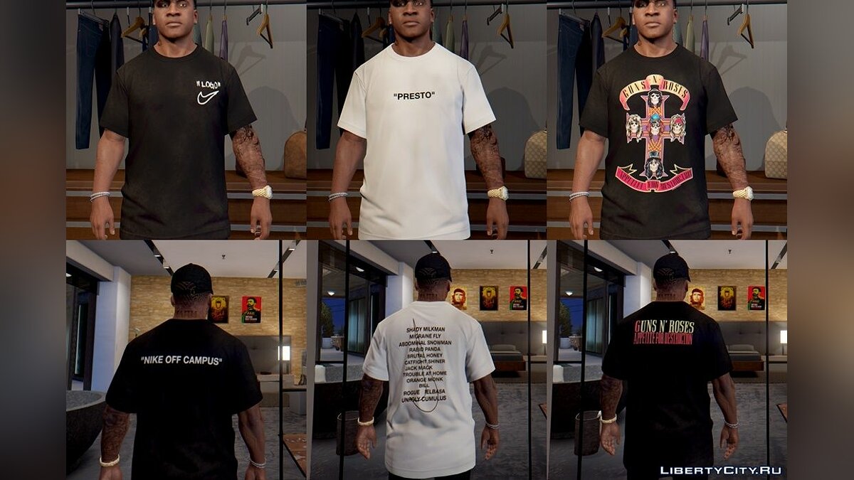 Download HQ) Luxury T-Shirt Packs 3.0 for GTA 5