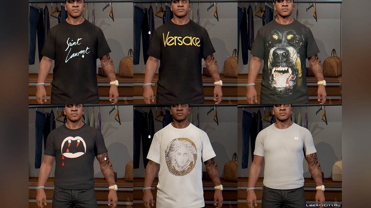 Download HQ) Luxury T-Shirt Packs 3.0 for GTA 5