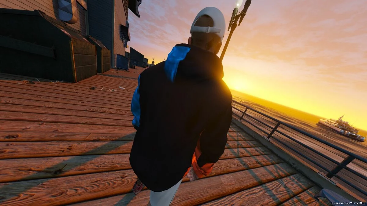 LACOSTE LIVE GEOMETRIC EFFECT PULLOVER HOODIE 1.0 / GTA 5