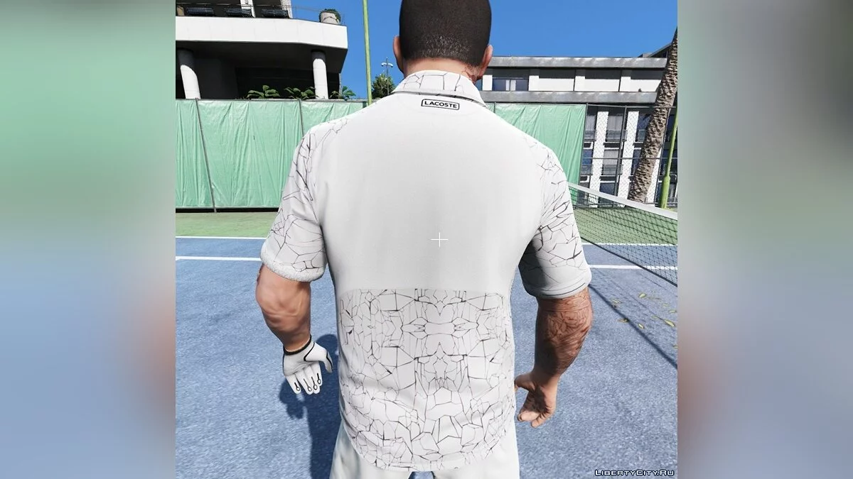 LACOSTE SPORT PRINT TECHNICAL JERSEY - X NOVAK DJOKOVIC ON COURT PREMIUM EDITION 1.0 / GTA 5