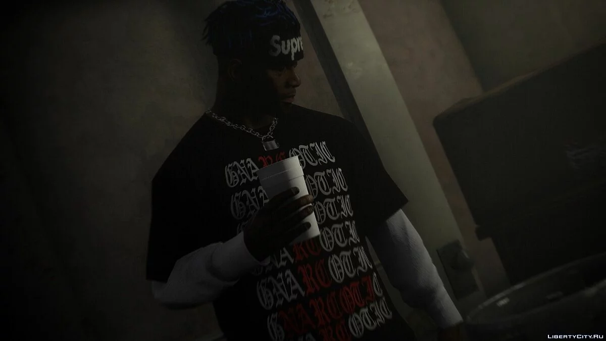 GNARCOTIC SALVATION T-SHIRT 1.0 - Стильна кофта для Франкліна / GTA 5