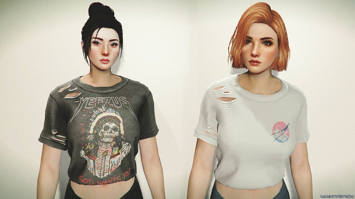 Download Ripped Shirt For Mp Female For Gta 5