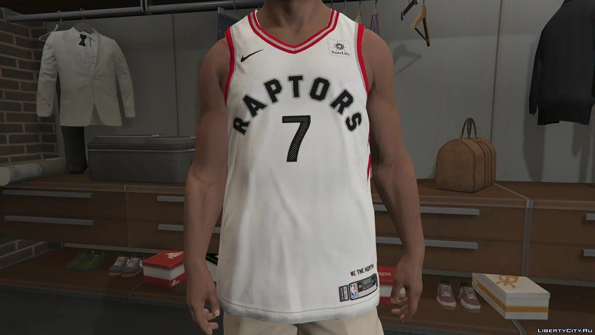 Toronto Raptors #7 - Neue Basketballtrikots für Franklin / GTA 5
