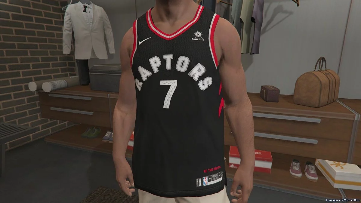 Toronto Raptors #7 - Neue Basketballtrikots für Franklin / GTA 5
