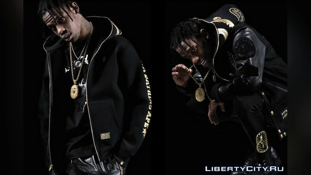 Schwarzes BAPE-Hoodie - Travis Scotts Sweatshirt / GTA 5