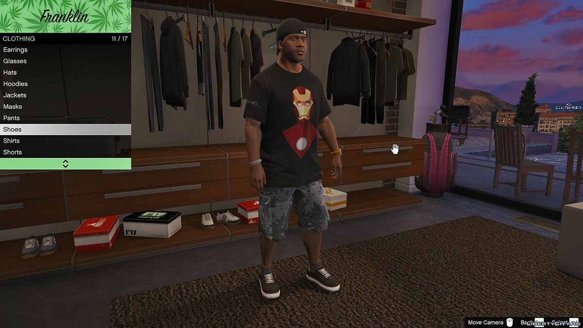 Download Iron Man T-shirt for Franklin for GTA 5