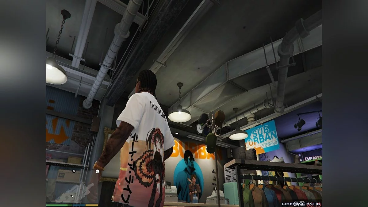 T-Shirt mit Kurumi Tokisaki (Date A Live) / GTA 5
