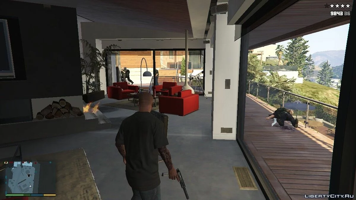 T-shirt avec le logo Brazzers pour Franklin / GTA 5