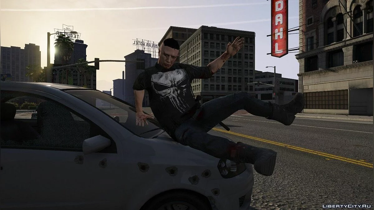 Camiseta con el logotipo del Castigador / GTA 5