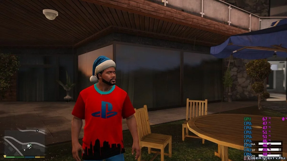 Camiseta com logo da PlayStation / GTA 5