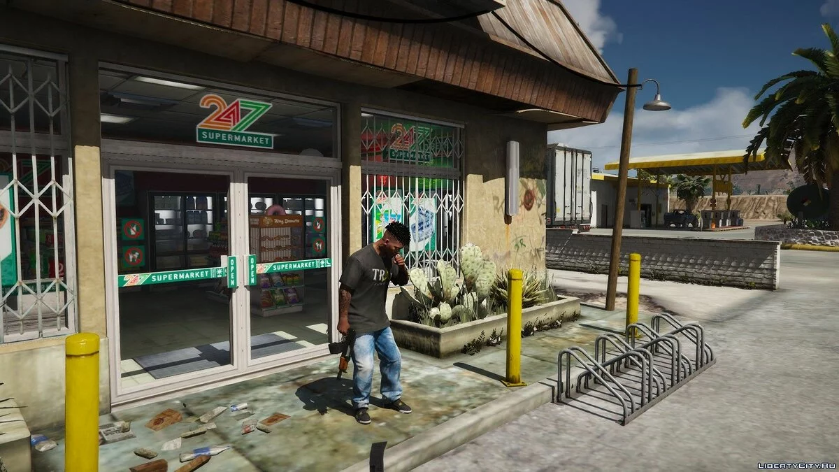 Футболка с логотипом TRAP для Франклина / GTA 5
